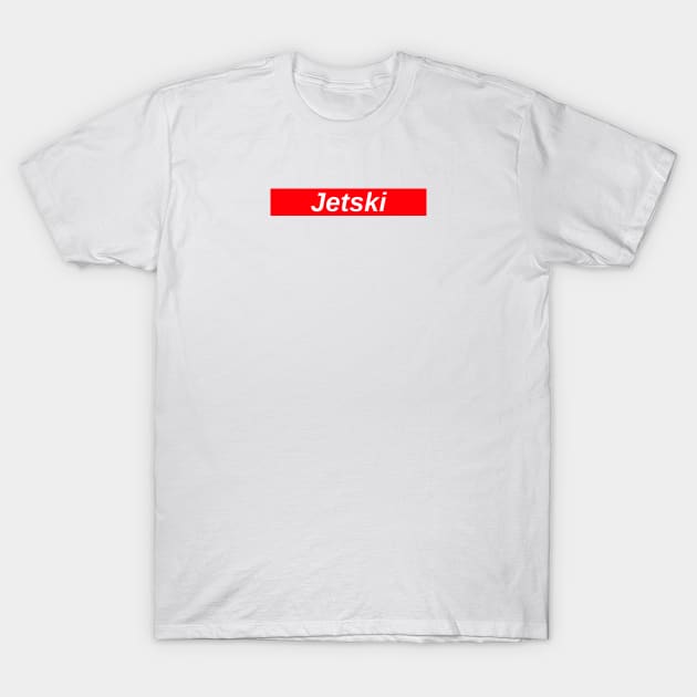 Jetski // Red Box Logo T-Shirt by FlexxxApparel